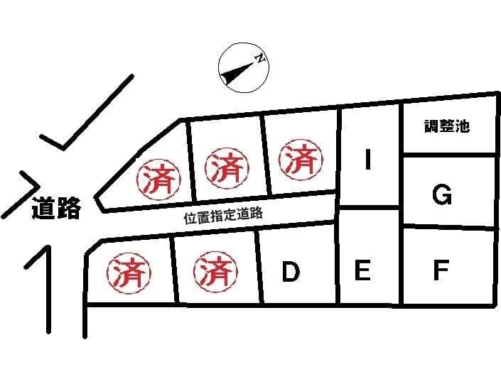 区画割り図