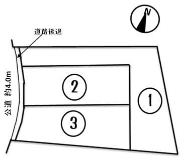 区画割り図