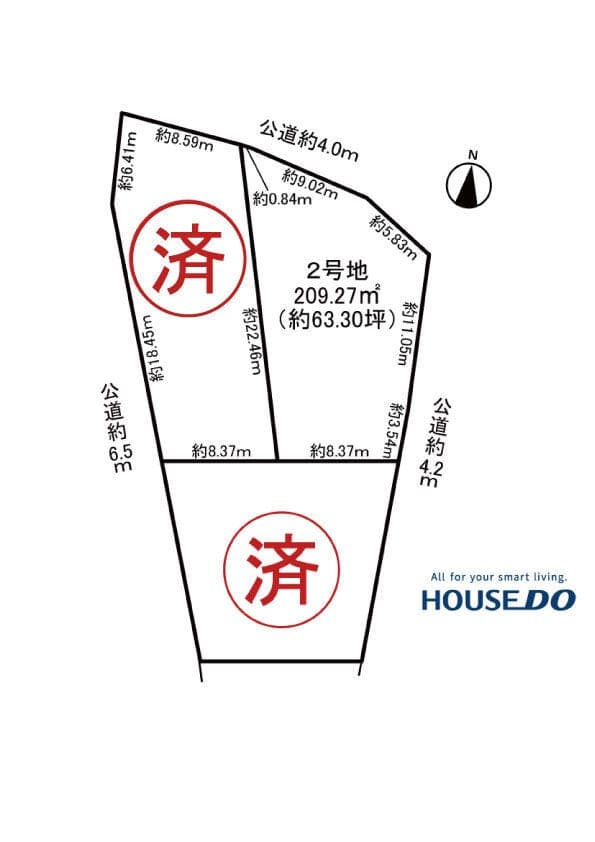 区画割り図