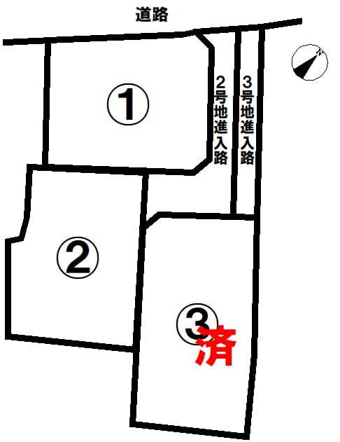 区画割り図