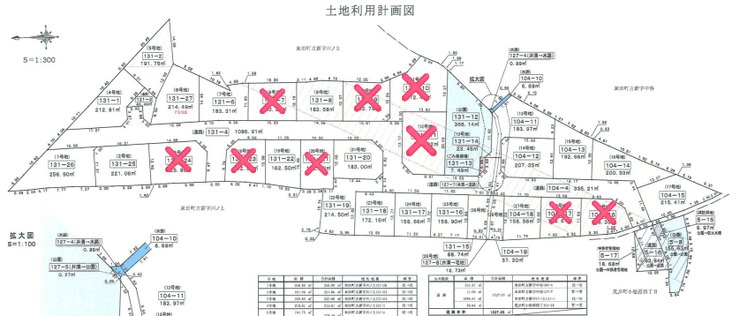区画割り図