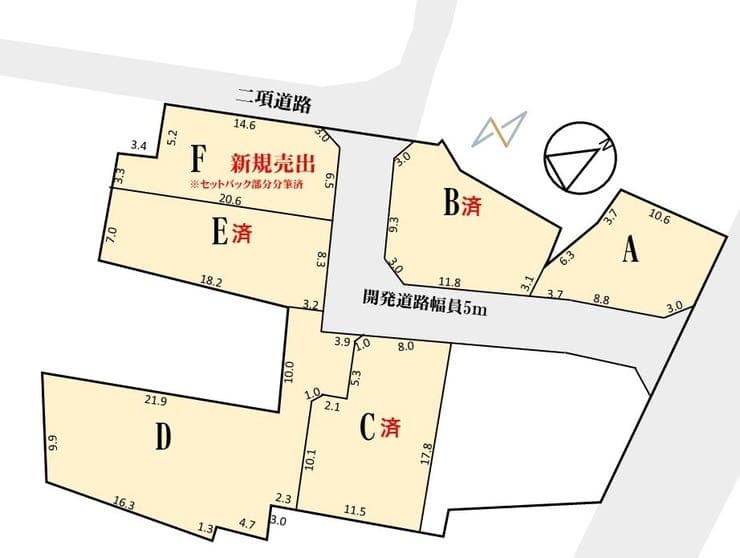 区画割り図