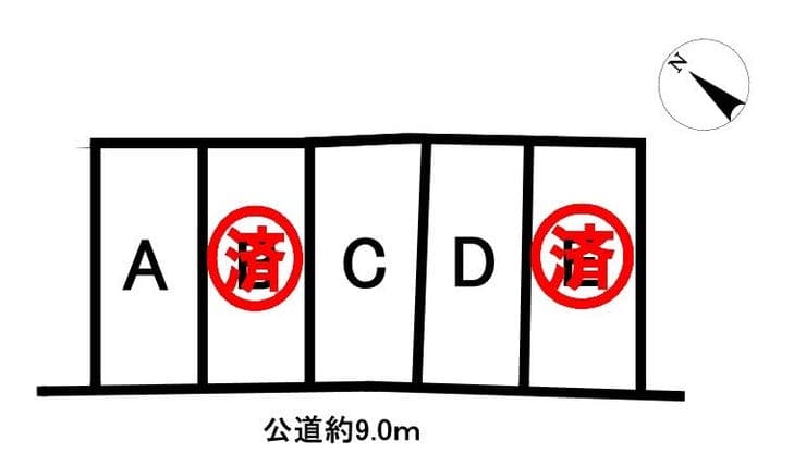 区画割り図