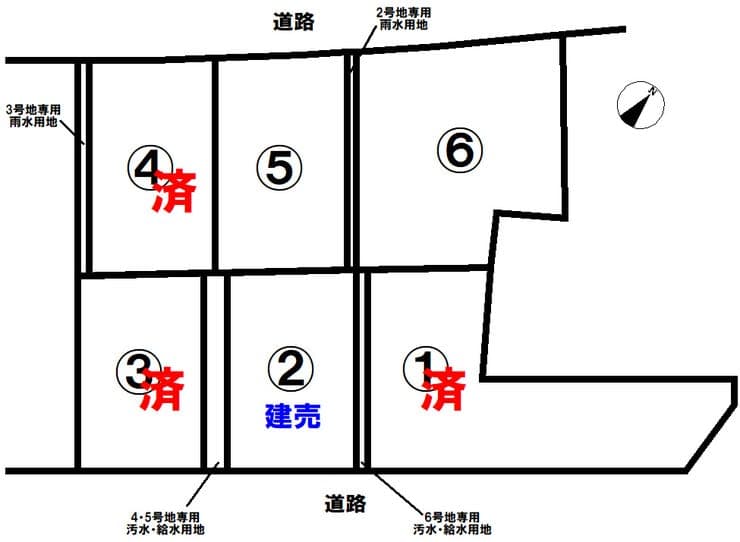 区画割り図