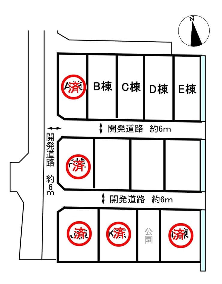 区画割り図