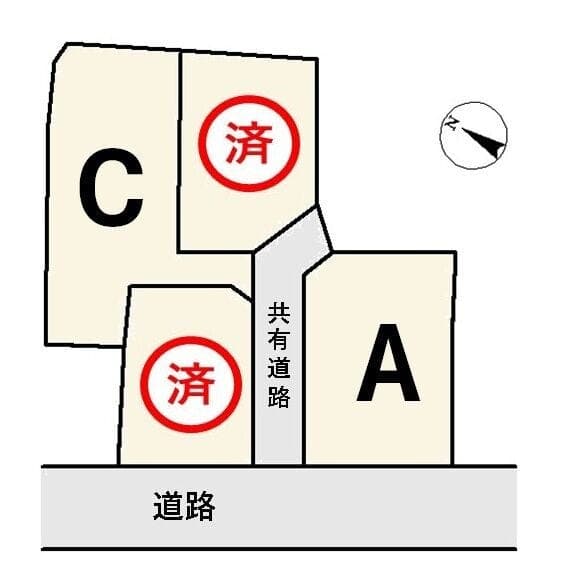 区画割り図