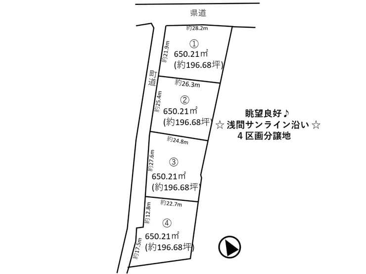 区画割り図