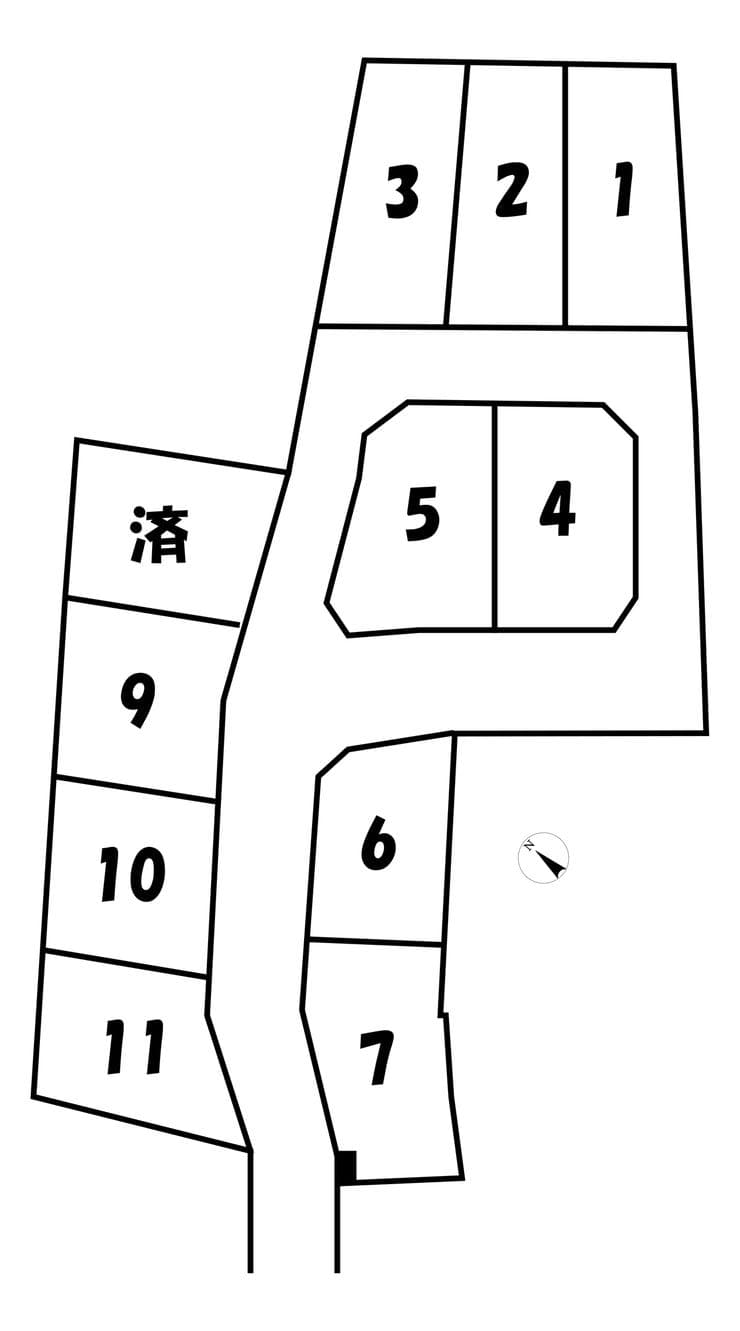 区画割り図