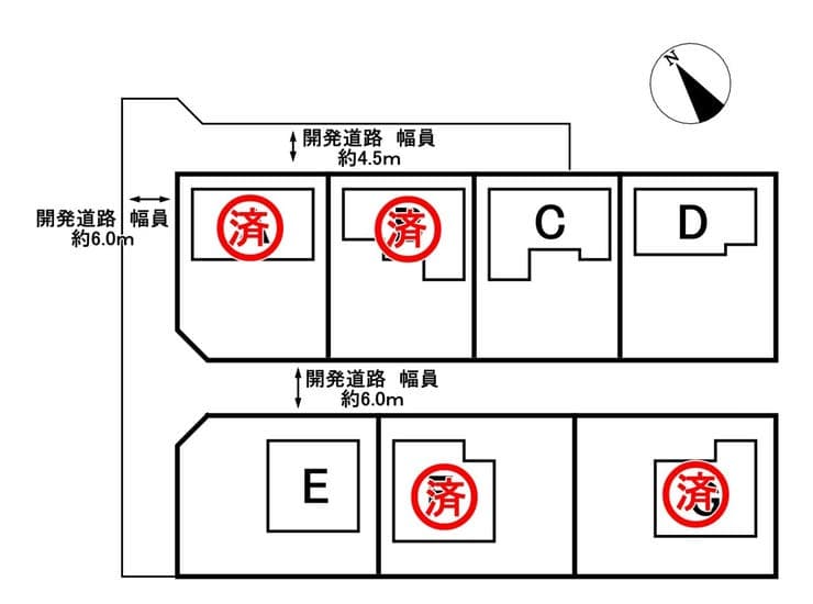 区画割り図