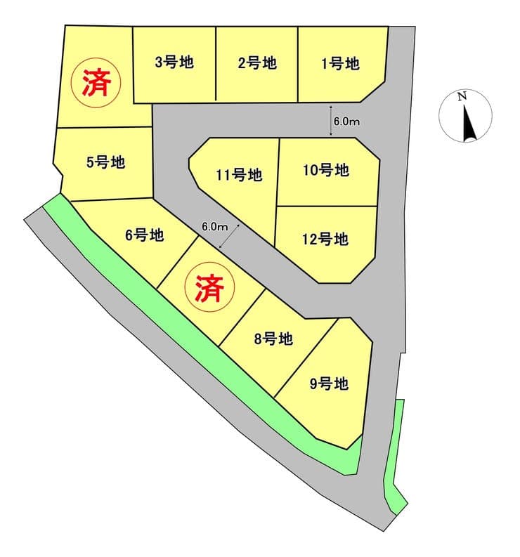 区画割り図