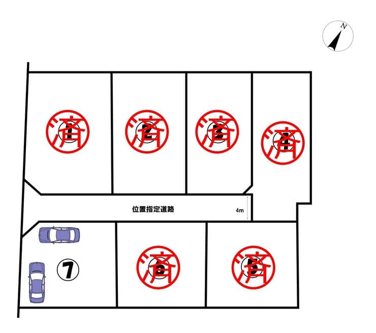 区画割り図