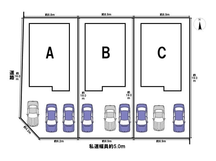 区画割り図
