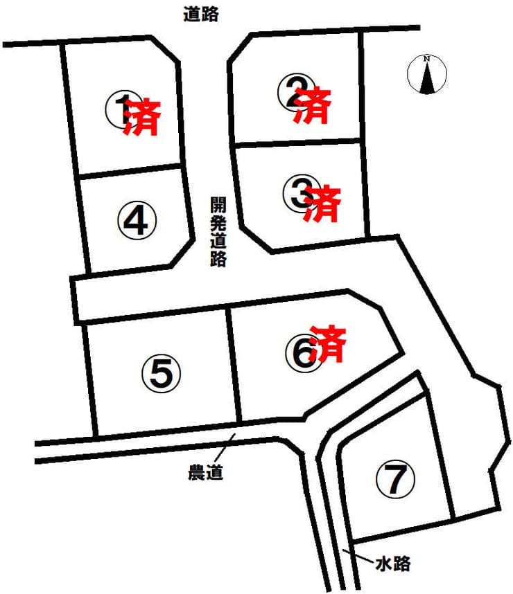 区画割り図