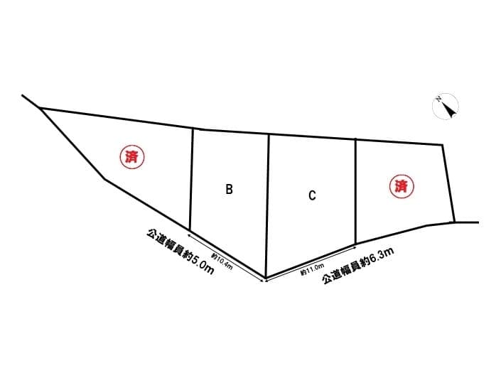 区画割り図