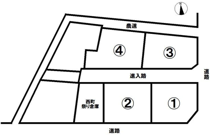 区画割り図