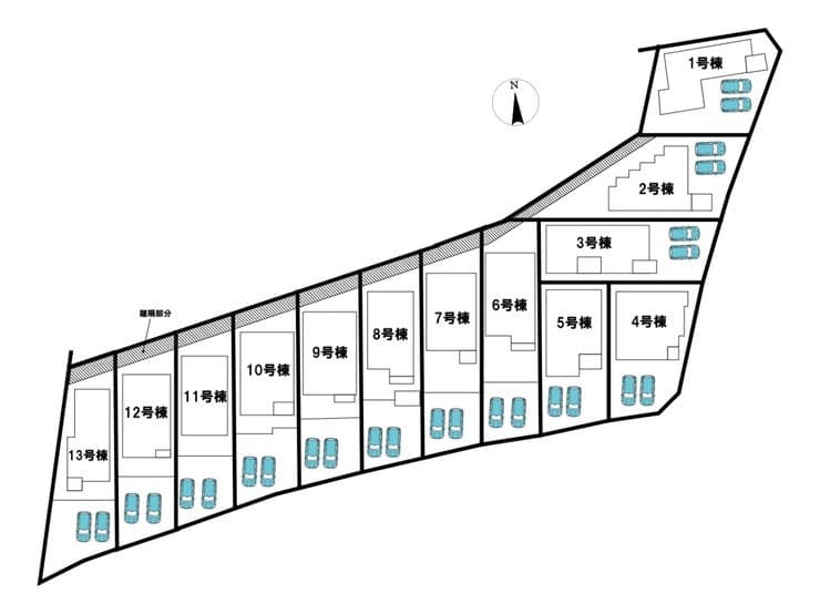 区画割り図