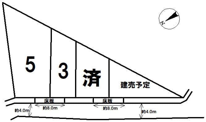 区画割り図