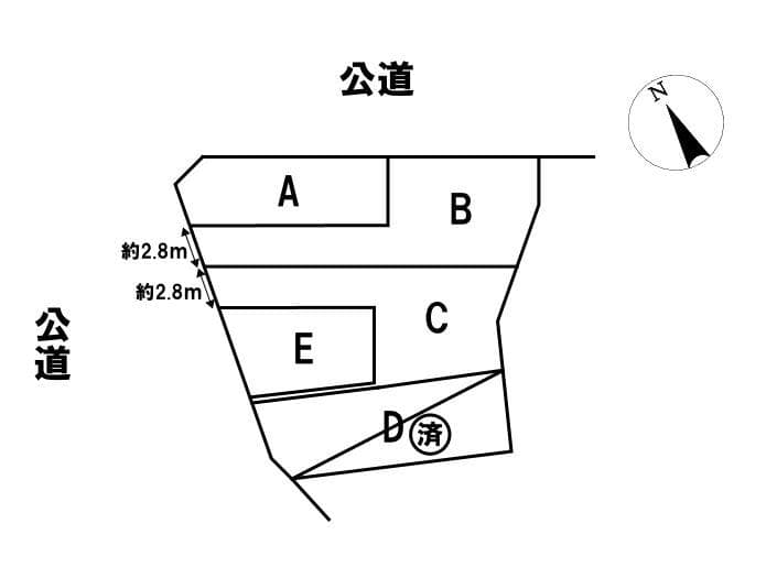 区画割り図