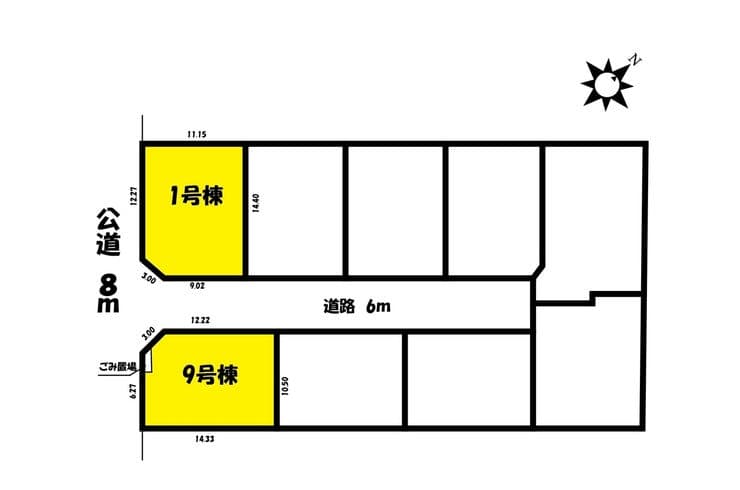 区画割り図