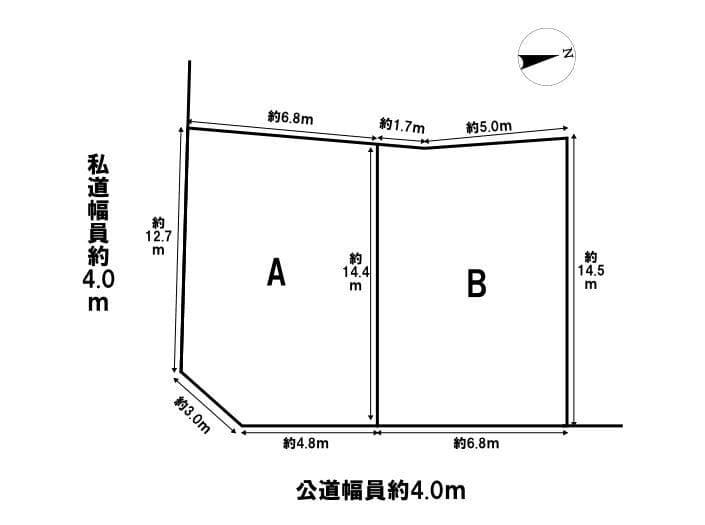 区画割り図