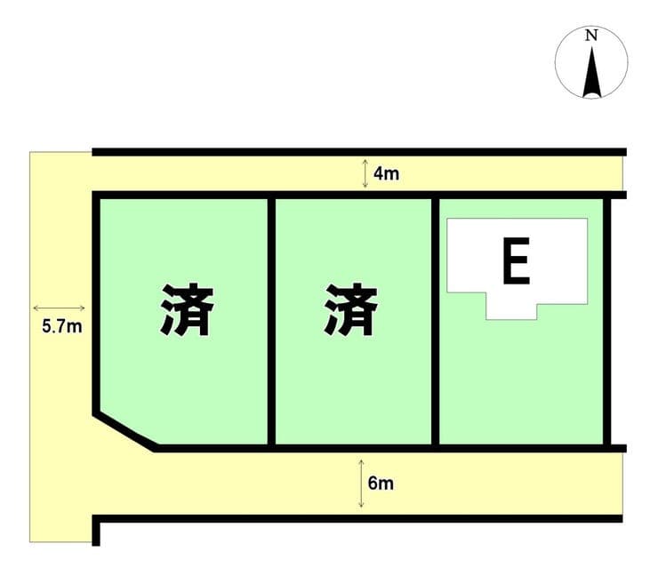 区画割り図