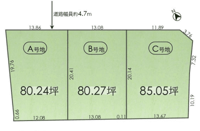 区画割り図
