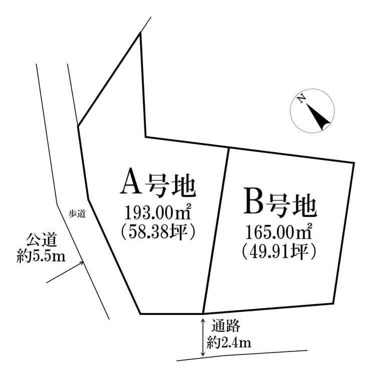 区画割り図