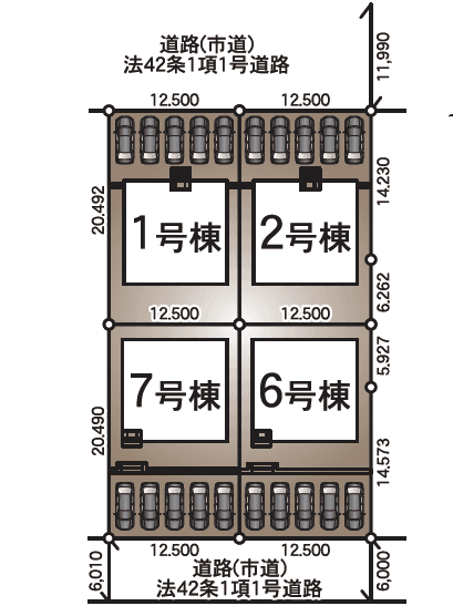 区画割り図