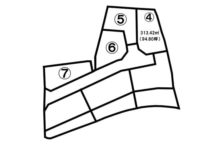 区画割り図