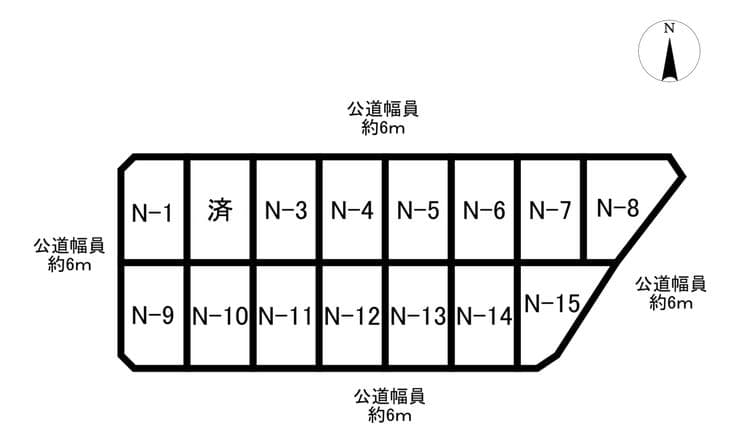 区画割り図
