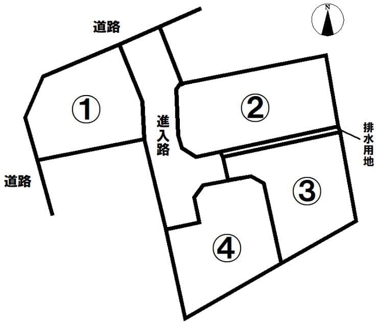 区画割り図
