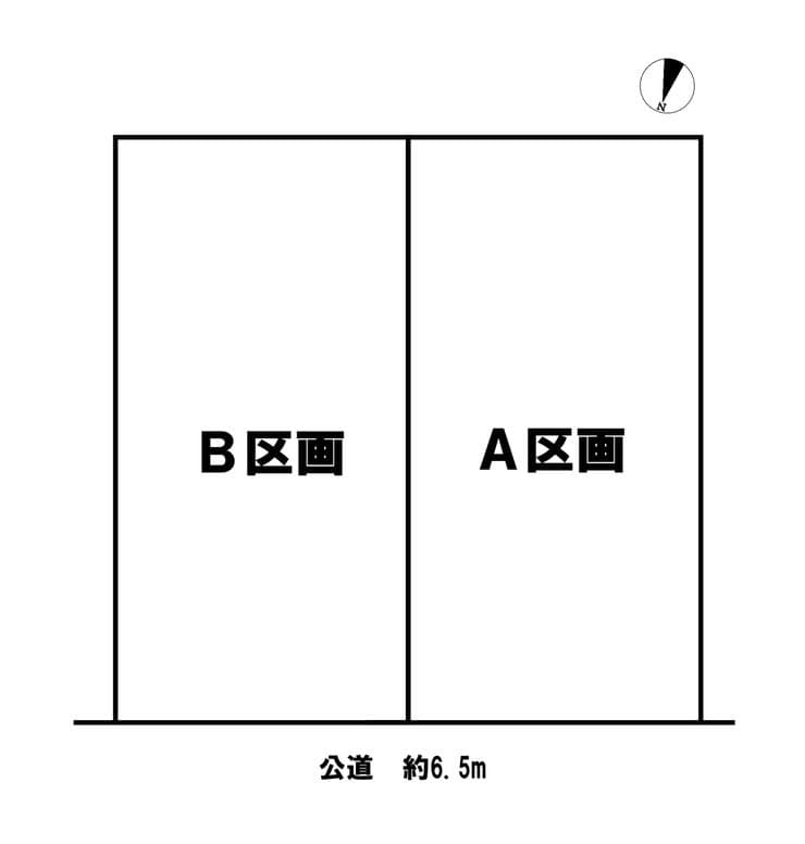 区画割り図
