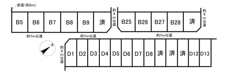 区画割り図