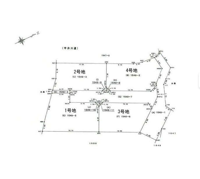区画割り図
