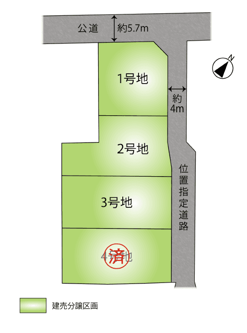 区画割り図