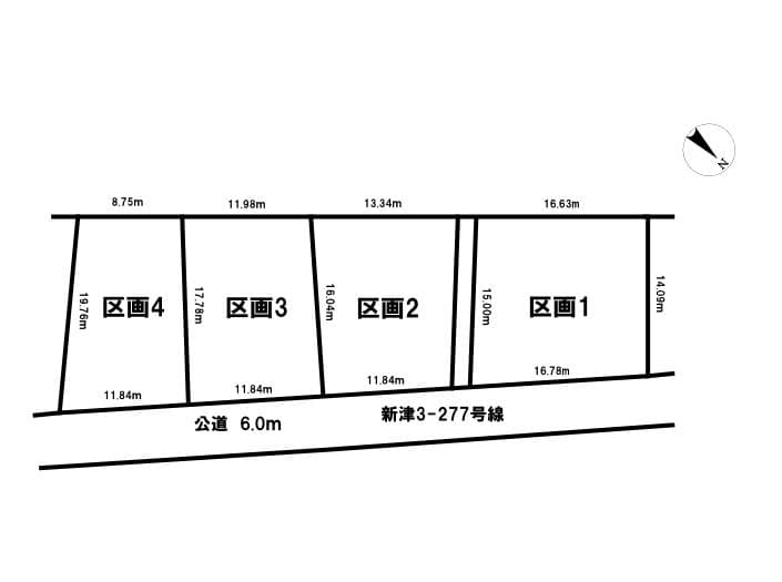 区画割り図