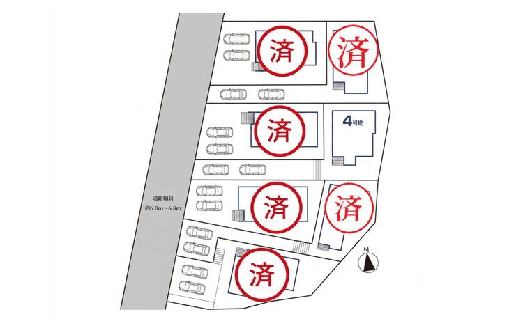 区画割り図