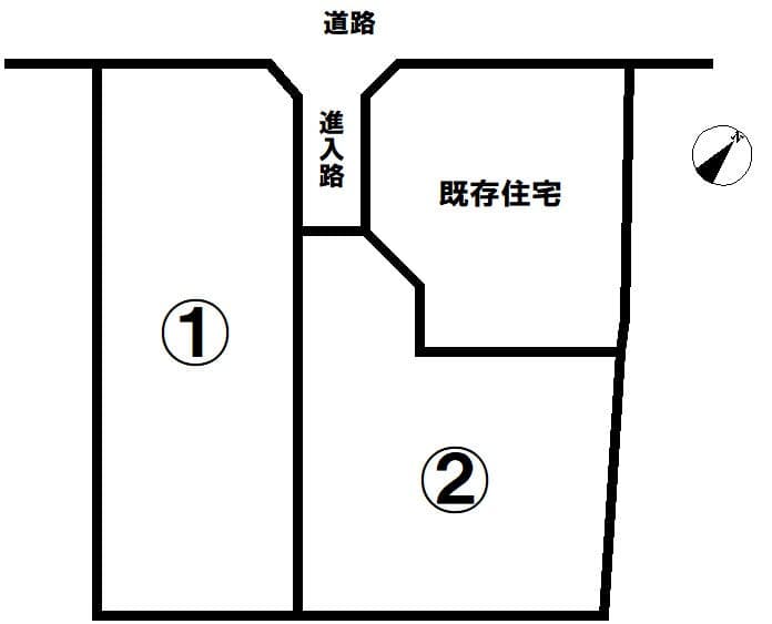 区画割り図