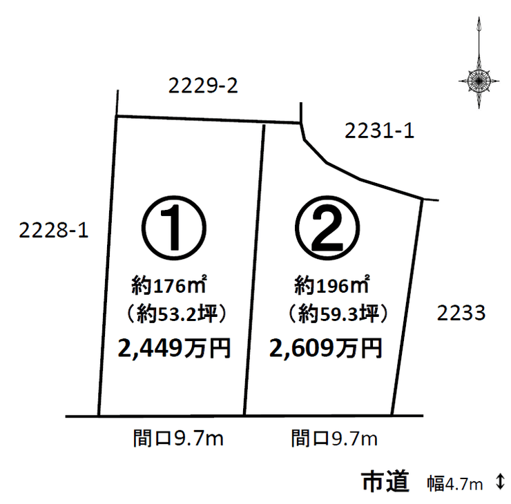 区画割り図