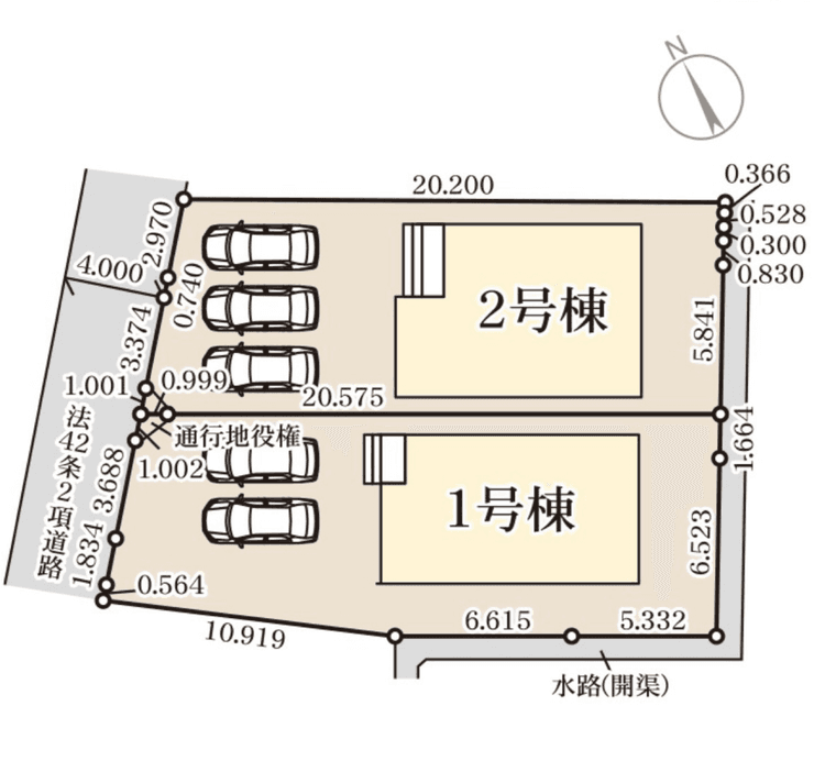 区画割り図