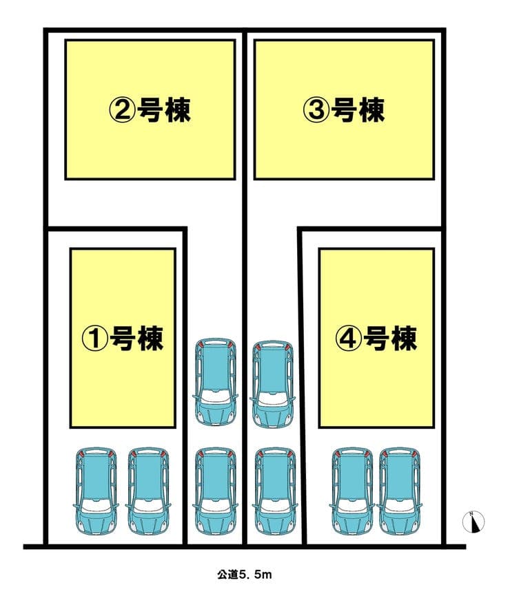 区画割り図