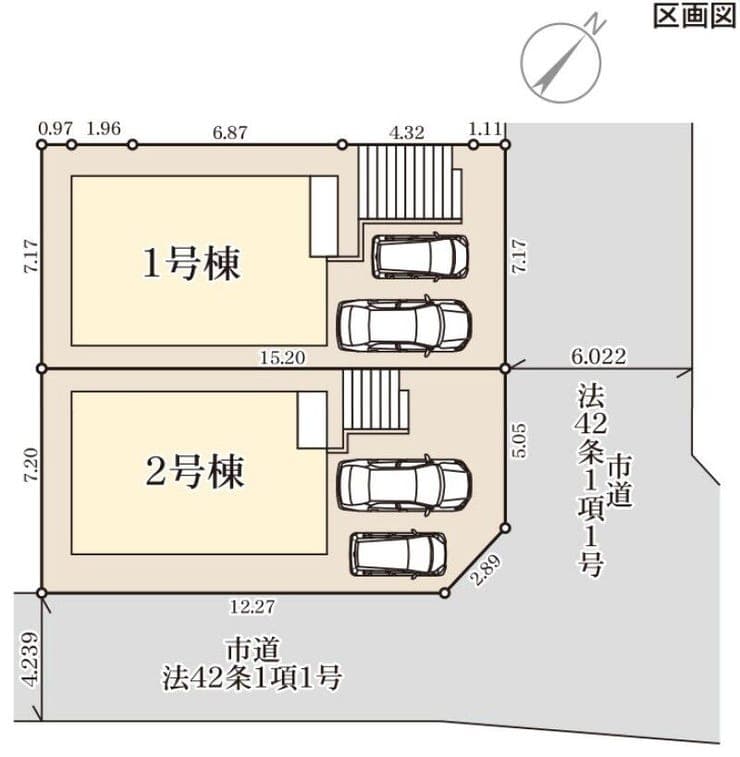 区画割り図