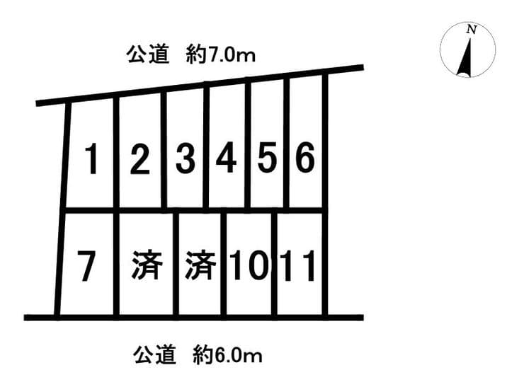 区画割り図