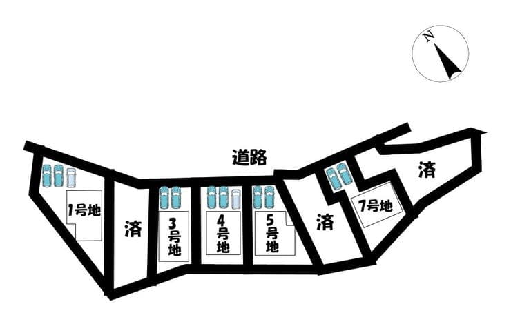 区画割り図
