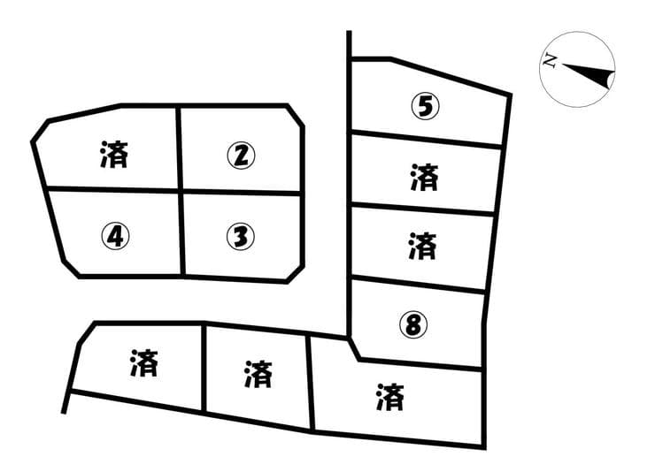 区画割り図