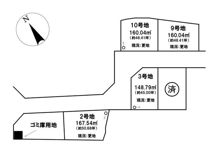 区画割り図