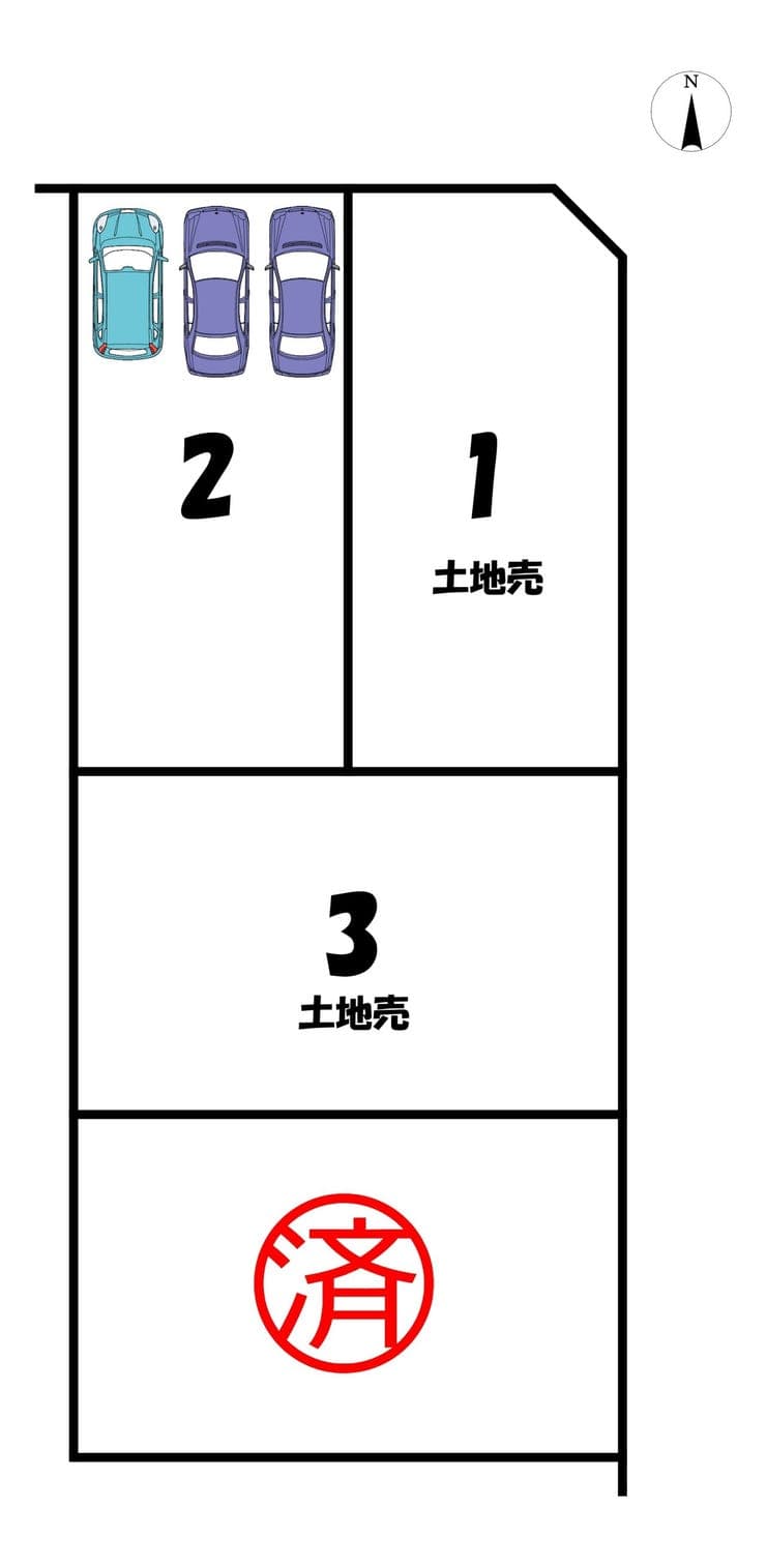 区画割り図