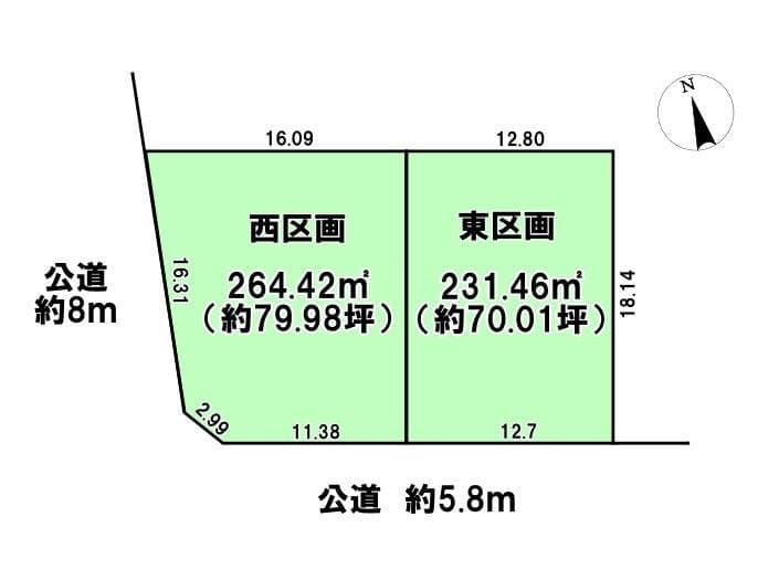 区画割り図