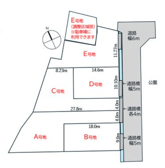 区画割り図