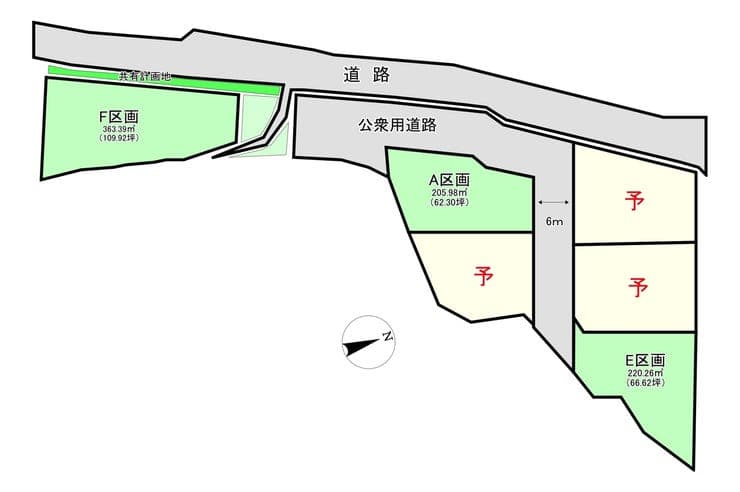 区画割り図